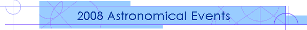 Diary of Astronomical Events